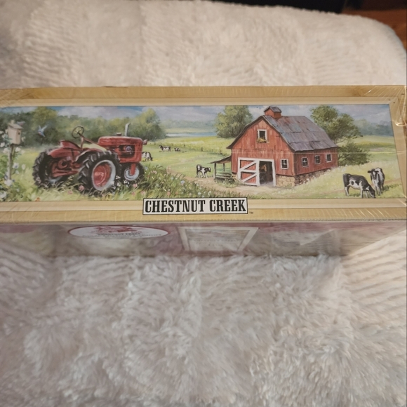 Vintage Chestnut Creek Apple Orchard Ceramic Creamer & Sugar Set NEW - Picture 5 of 9